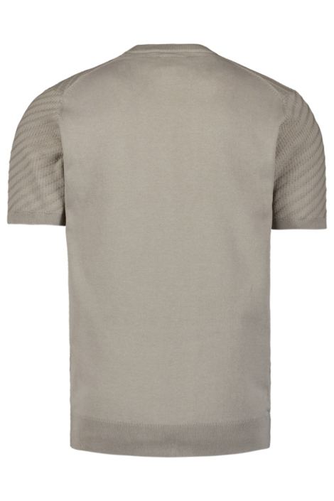 NO-EXCESS pullover short sleeve crewneck soli